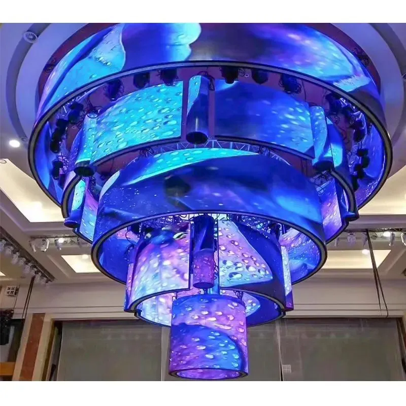 Schermo videowall LED flessibile